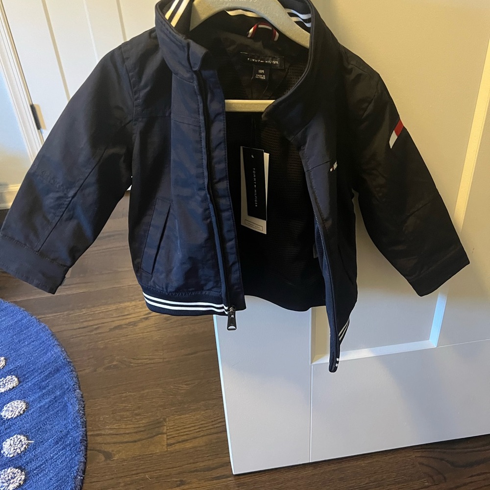 Tommy Hilfiger Kids Navy Puffer Jacket